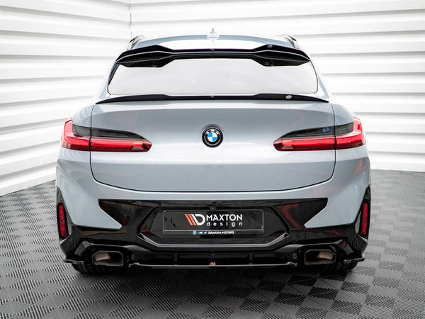 MAXTON DESIGN Central Rear Splitter BMW X4 M-Pack G02 Facelift