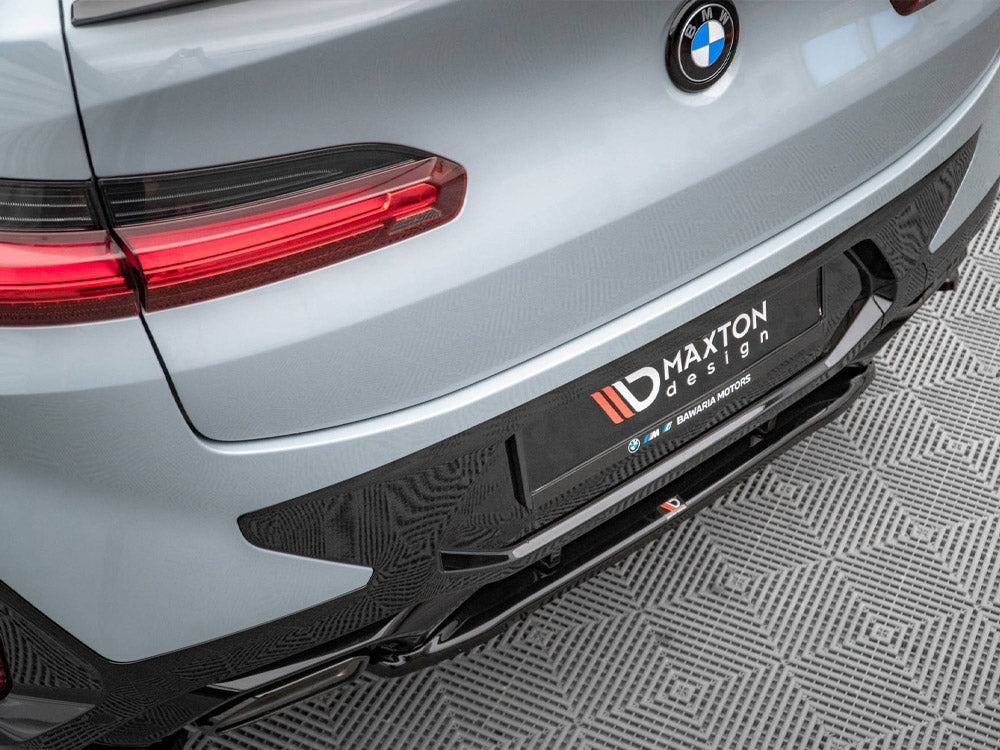 MAXTON DESIGN Central Rear Splitter BMW X4 M-Pack G02 Facelift