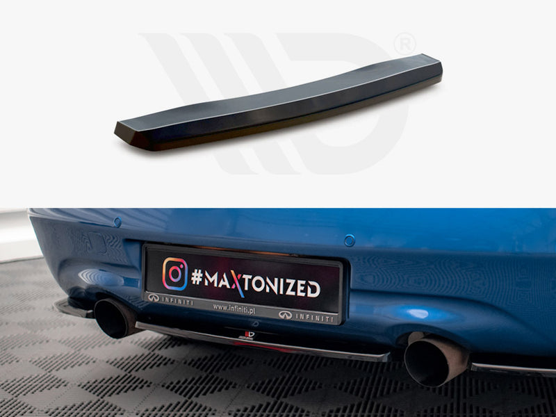 MAXTON DESIGN Central Rear Splitter Infiniti G37 Coupe
