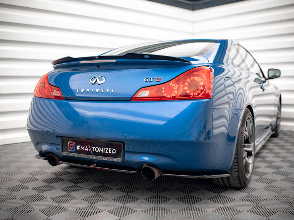 Central Rear Splitter compatible with INFINITI G37 Coupe