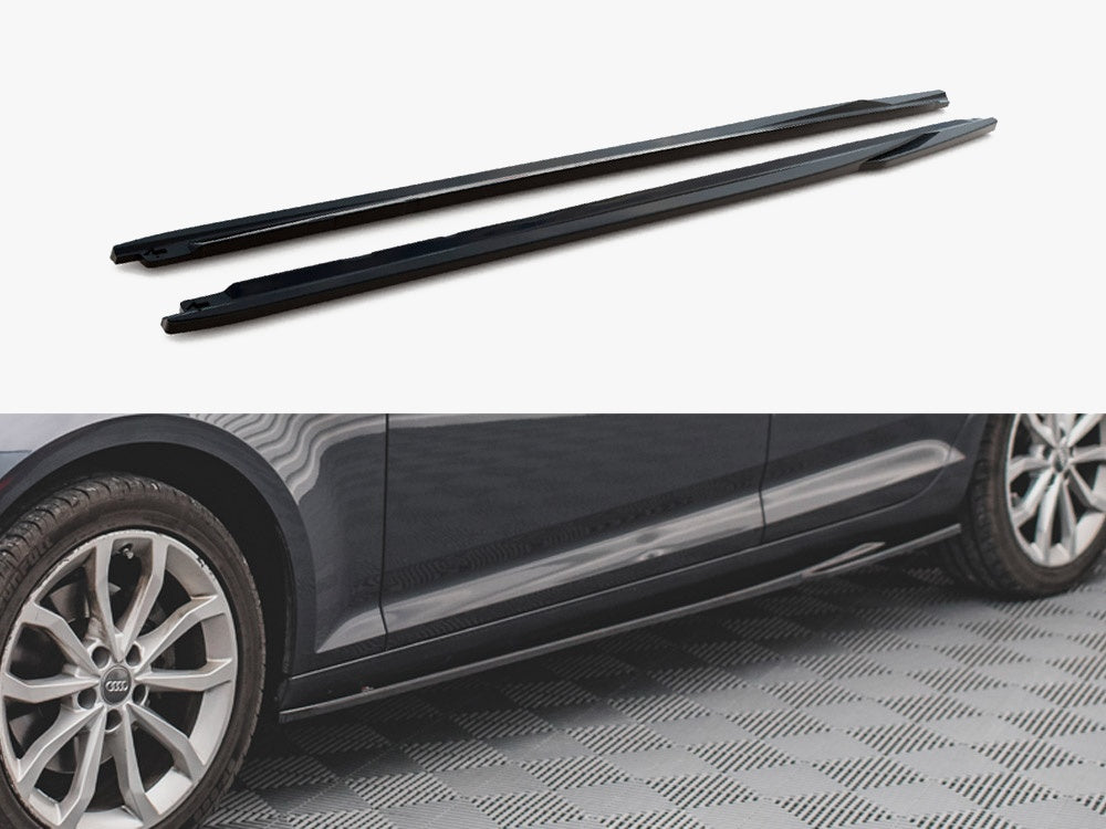 Side Skirts Diffusers compatible with Audi A4 B9