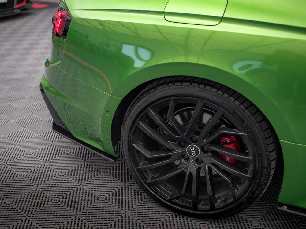 Street PRO Rear Side Splitters compatible with Audi RS 5 F5 Facelift