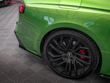 Street PRO Rear Side Splitters compatible with Audi RS 5 F5 Facelift