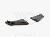 Rear Side Splitters compatible with Renault CLIO Mk3 RS (2006-2009) - Carbon Look