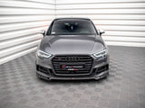 Front Splitter V.3 Audi S3 / A3 S-Line Sportback 8V Facelift