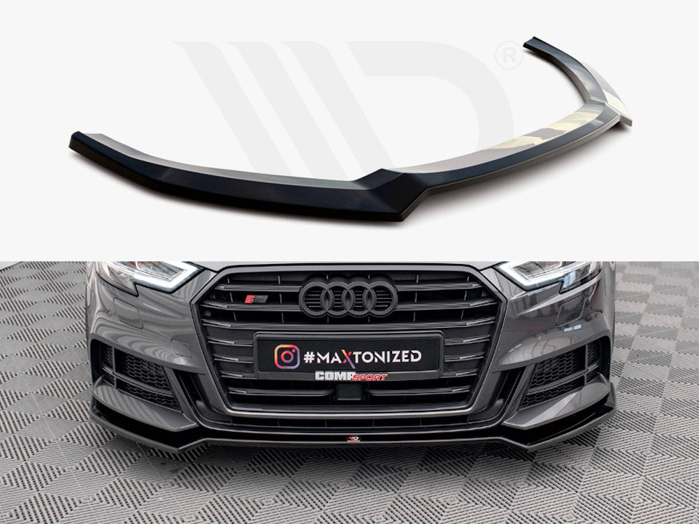 Front Splitter V.2 Audi S3 / A3 S-Line Sportback 8V Facelift