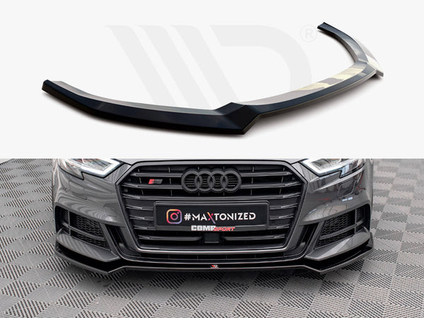 Front Splitter V.2 Audi S3 / A3 S-Line Sportback 8V Facelift