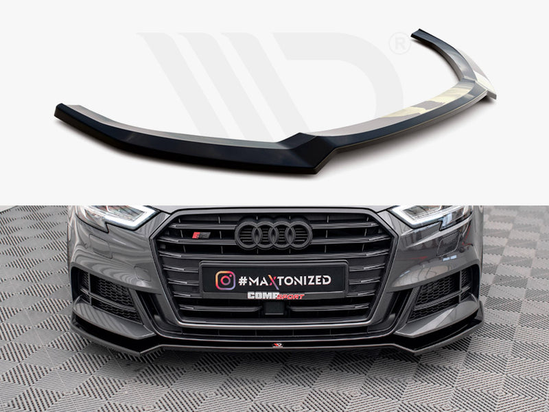 Front Splitter V.2 Audi S3 / A3 S-Line Sportback 8V Facelift
