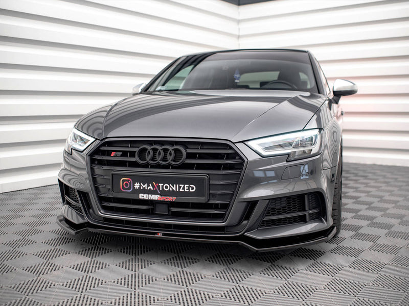 Front Splitter V.2 Audi S3 / A3 S-Line Sportback 8V Facelift