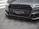 Front Splitter V.2 Audi S3 / A3 S-Line Sportback 8V Facelift