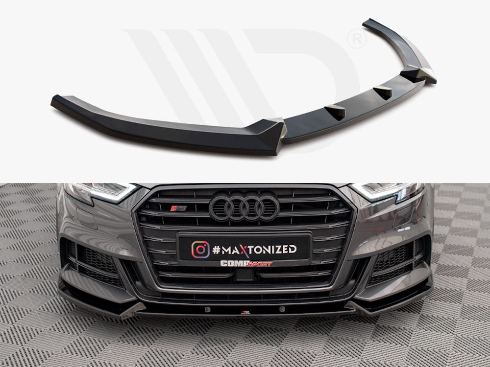 Front Splitter V.1 Audi S3 / A3 S-Line Sportback 8V Facelift