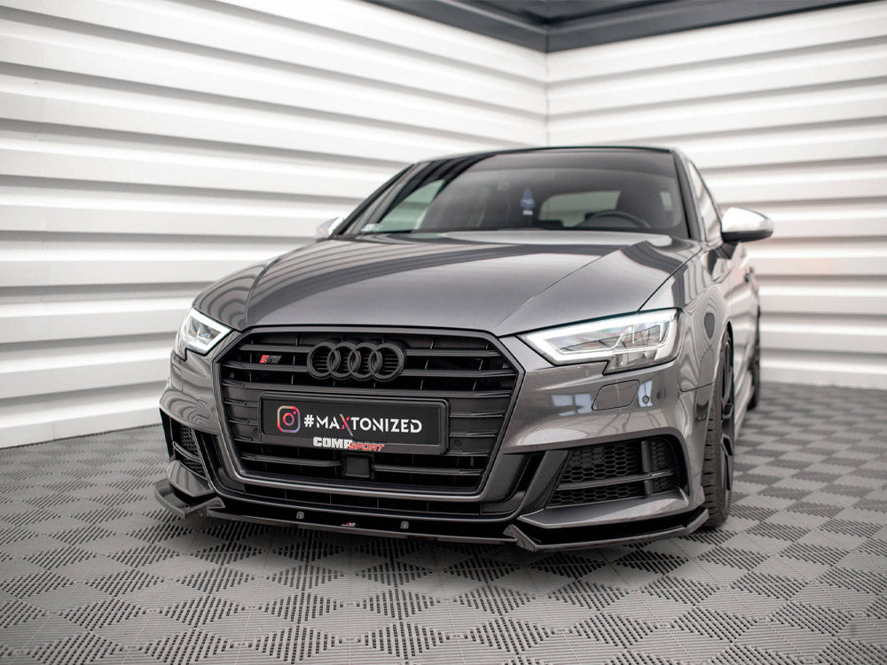 Front Splitter V.1 Audi S3 / A3 S-Line Sportback 8V Facelift