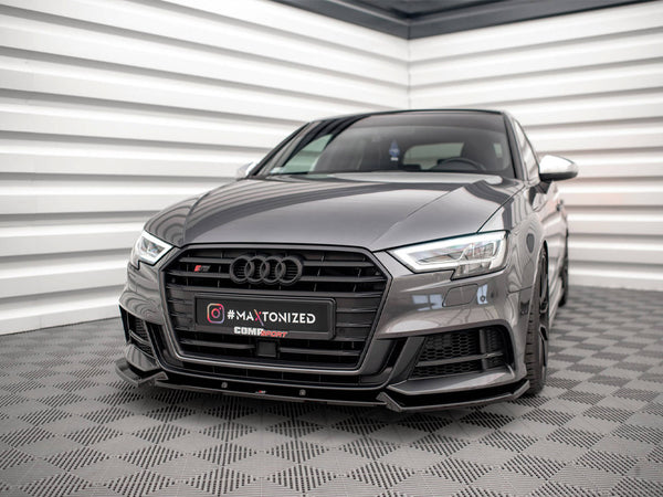 Front Splitter V.1 Audi S3 / A3 S-Line Sportback 8V Facelift