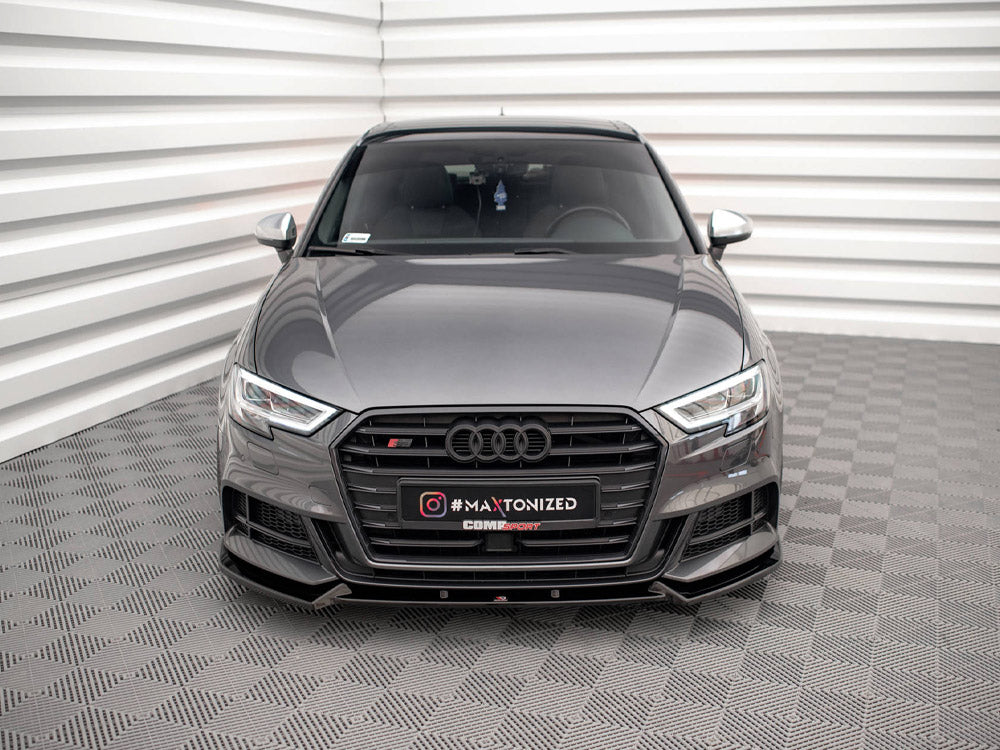Front Splitter V.1 Audi S3 / A3 S-Line Sportback 8V Facelift