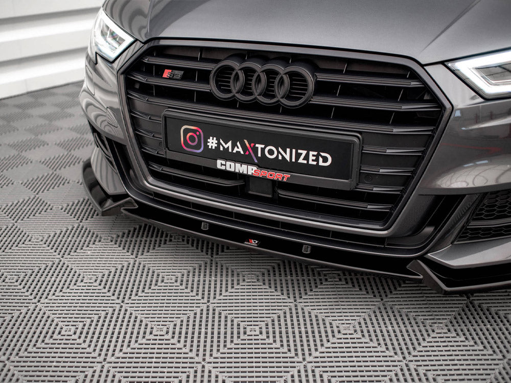 Front Splitter V.1 Audi S3 / A3 S-Line Sportback 8V Facelift