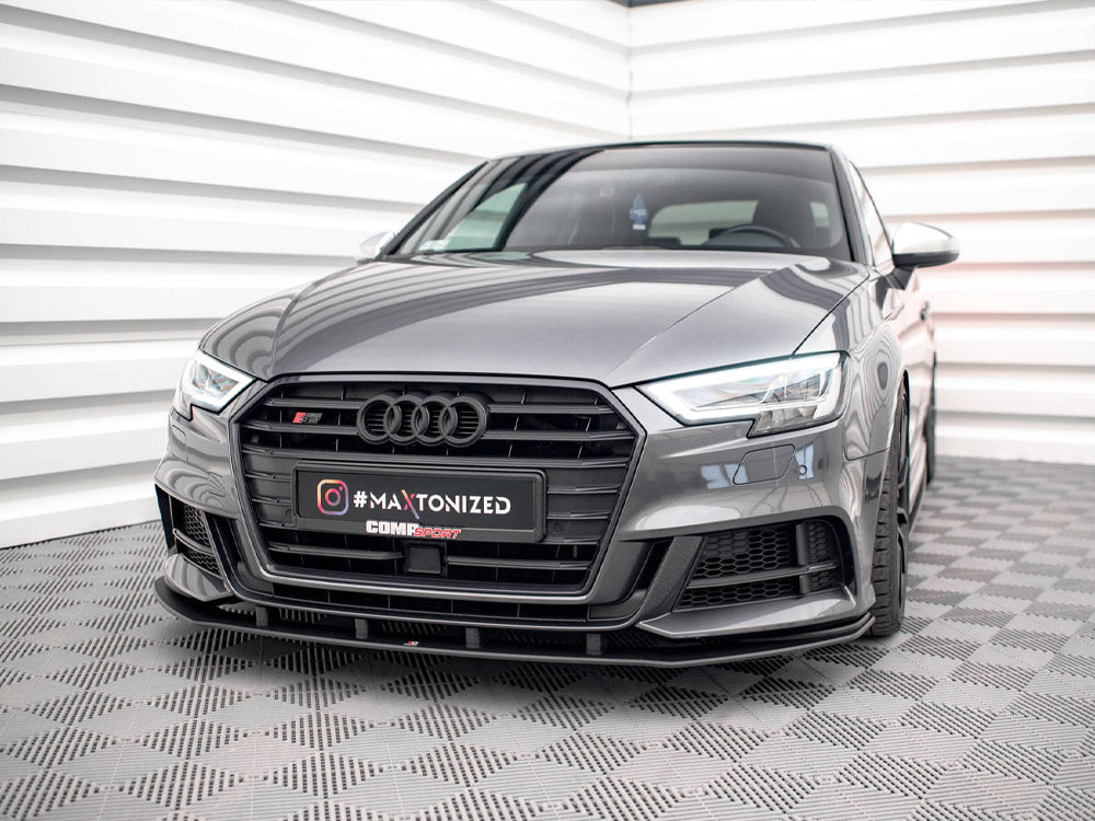 Street PRO Front Splitter Audi S3 / A3 S-Line Sportback 8V Facelift