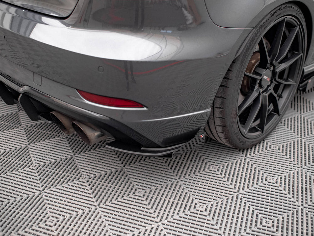 Street PRO Rear Side Splitters (+Flaps) compatible with Audi S3 Sportback 8V Facelift