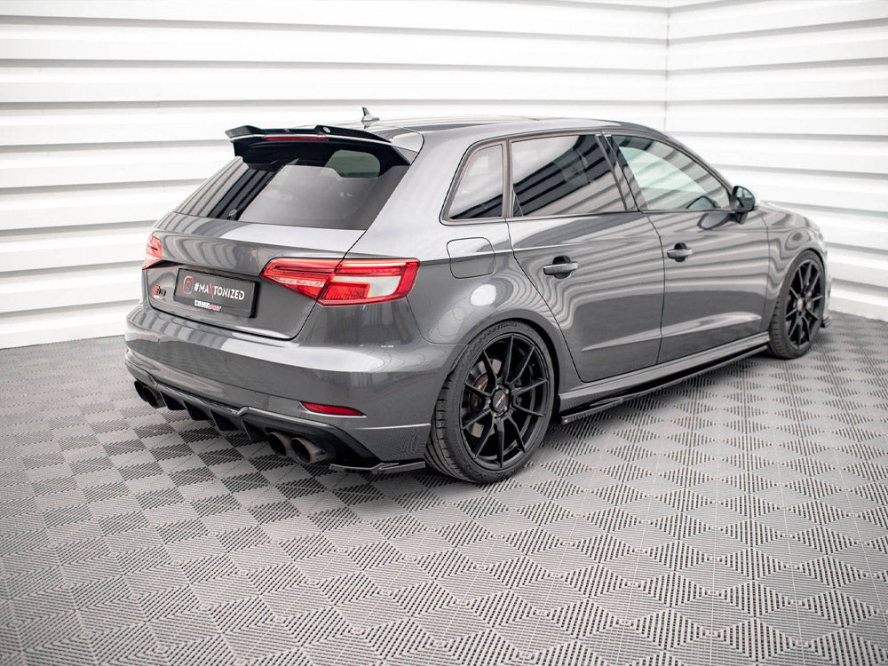 Rear Side Splitters V.1 compatible with Audi S3 Sportback 8V Facelift