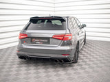 Rear Side Splitters V.1 compatible with Audi S3 Sportback 8V Facelift