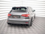 Rear Side Splitters Audi S3 Sportback 8V Facelift