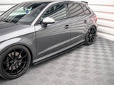 Street PRO Side Skirts Diffusers Audi S3 / A3 S-Line Sportback 8V Facelift