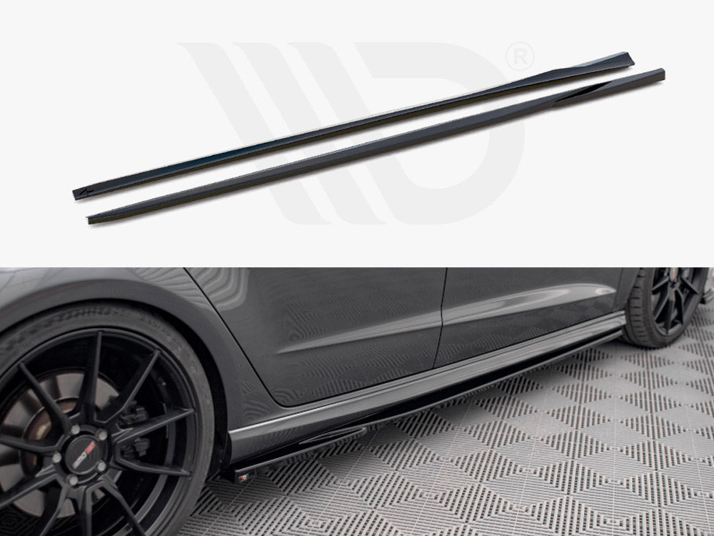 Side Skirts Diffusers Audi S3 / A3 S-Line Sportback 8V Facelift