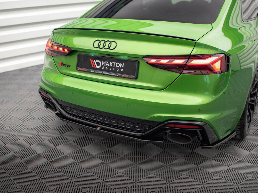 Central Rear Splitter compatible with Audi RS 5 F5 Facelift