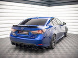 Street PRO Rear Side Splitters Lexus GS F Mk4 Facelift