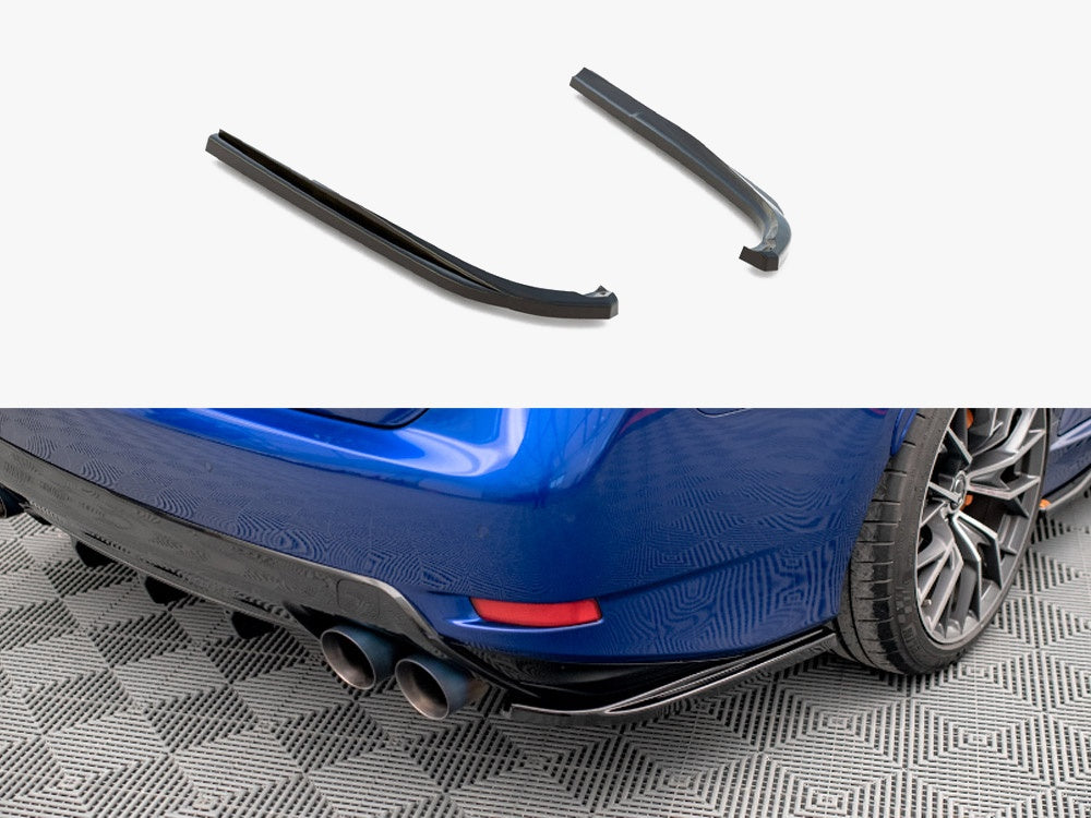 Rear Side Splitters compatible with Lexus GS F Mk4 Facelift