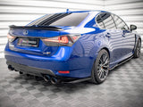 Rear Side Splitters compatible with Lexus GS F Mk4 Facelift
