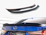 Spoiler CAP compatible with Lexus GS F Mk4 Facelift - Carbon Look