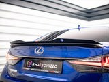 Spoiler CAP compatible with Lexus GS F Mk4 Facelift - Carbon Look