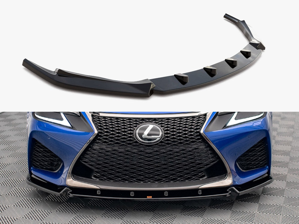 Front Splitter V.1 compatible with Lexus GS F Mk4 Facelift