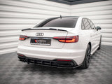 Street PRO Rear Diffuser compatible with Audi A4 B9 Facelift