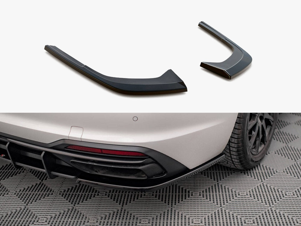 Rear Side Splitters compatible with Audi A4 B9 Facelift
