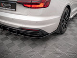 Rear Side Splitters compatible with Audi A4 B9 Facelift