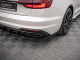 Rear Side Splitters Audi A4 B9 Facelift