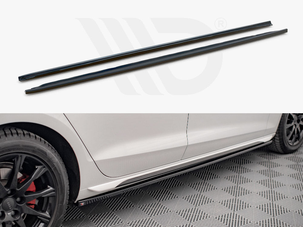 Side Skirts Diffusers Audi A4 B9 Facelift