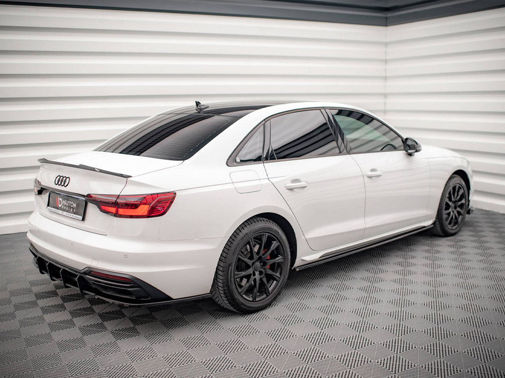 Side Skirts Diffusers compatible with Audi A4 B9 Facelift