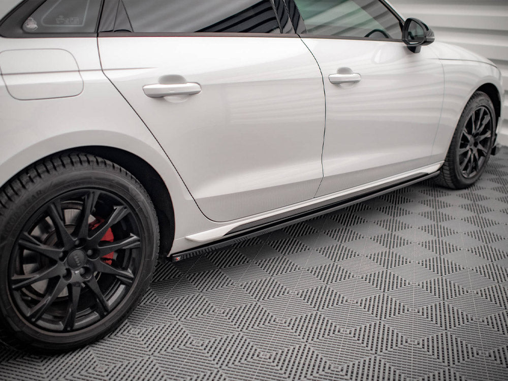 Side Skirts Diffusers compatible with Audi A4 B9 Facelift