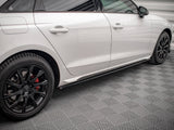 Side Skirts Diffusers compatible with Audi A4 B9 Facelift