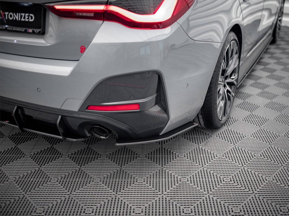 Street PRO Rear Side Splitters compatible with BMW 4 Gran Coupe M-Pack G26