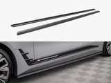 Street PRO Side Skirts Diffusers compatible with BMW 4 Gran Coupe M-Pack G26
