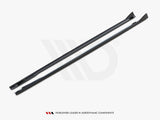 Side Skirts Diffusers V.2 compatible with BMW 4 Gran Coupe M-Pack / M440i G26