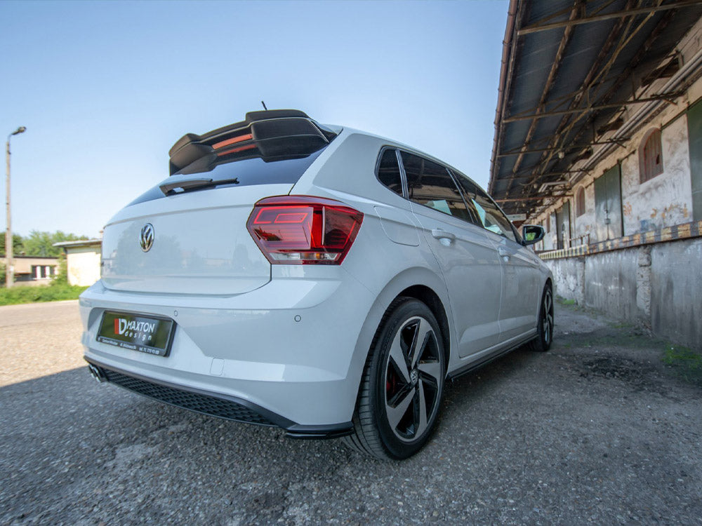 Rear Side Splitters compatible with Volkswagen Polo GTI Mk6 - Textured