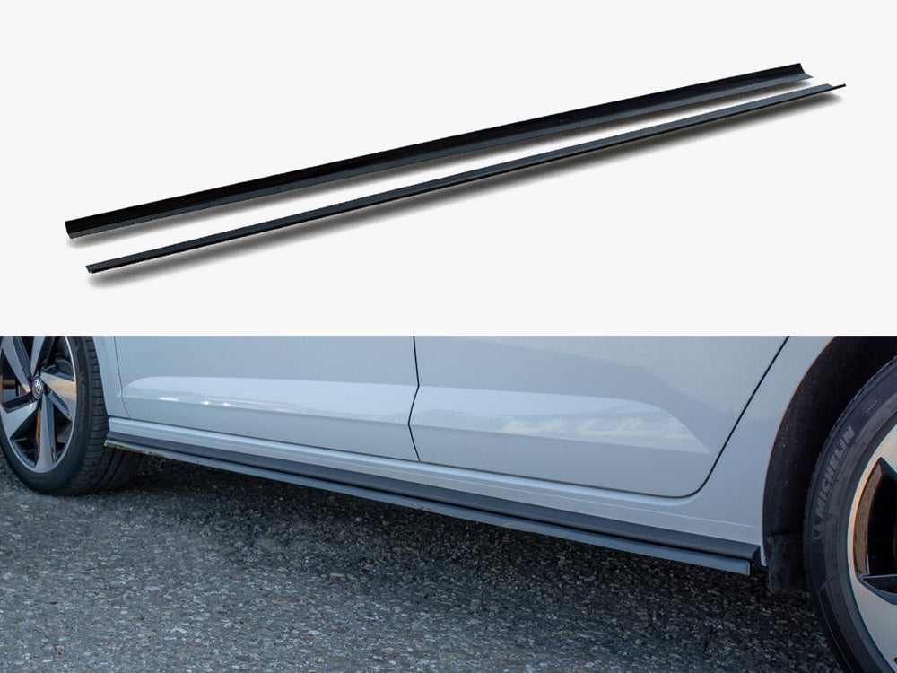 Side Skirts Diffusers compatible with Volkswagen Polo GTI / R-Line Mk6