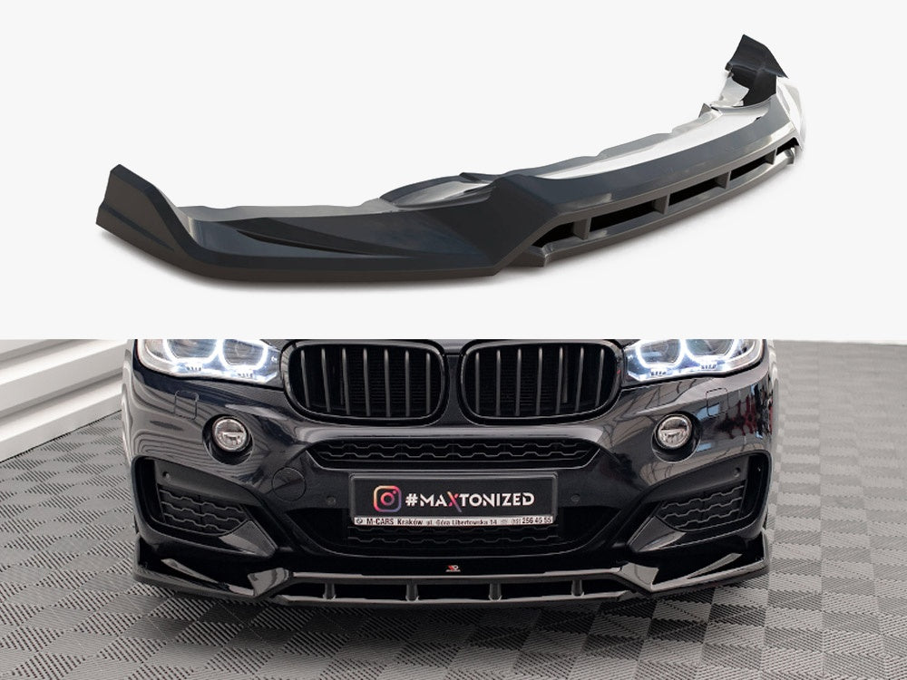 Front Splitter V.3 compatible with BMW X6 M Sport F16