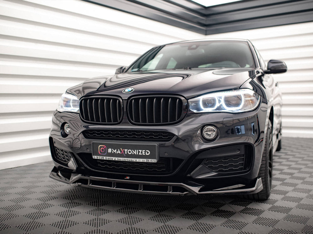 Front Splitter V.3 compatible with BMW X6 M Sport F16