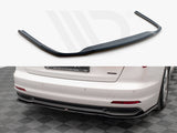 MAXTON DESIGN Central Rear Splitter Audi A6 C8