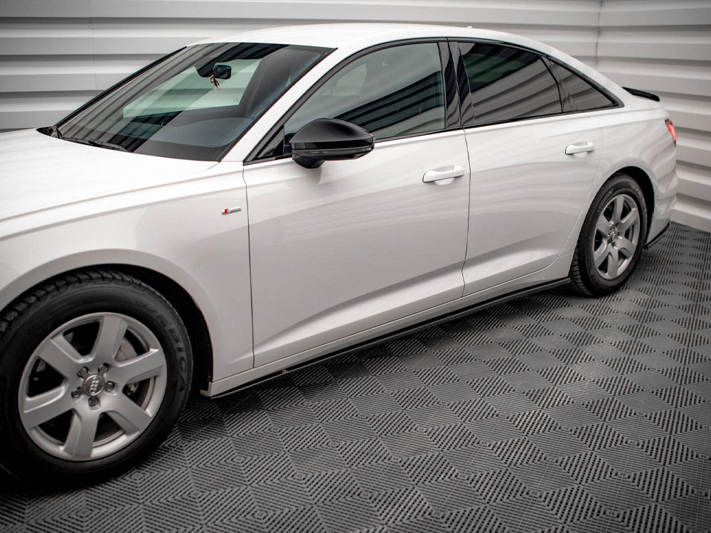 Side Skirts Diffusers compatible with Audi A6 C8